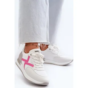 Dámské tenisky Dámské tenisky na platformě INBLU IN000362 Barva: Bílá, Velikost: 37