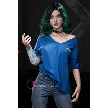 Silikonová panna FunWestDoll 157cm D-Cup White European Alexa - silikonová panna