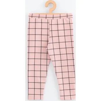 Dívčí legíny Dětské legíny z teplákoviny New Baby Kindergarten pink, 116/122, Růžová