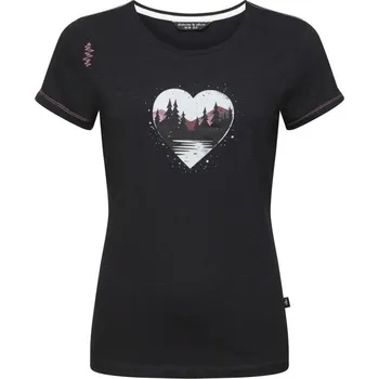 Pánské tričko Chillaz Gandia Mountain Heart Black XS
