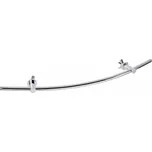 Držák ručníků na otopné těleso oblý, 600 × 40 × 95 mm, chrom, KDBE134504212