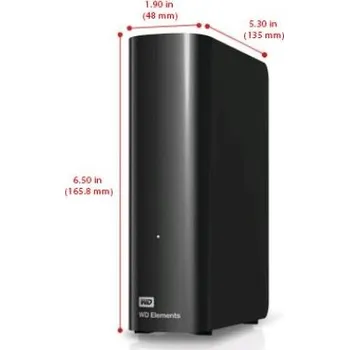 Počítač WD Elements Desktop 4TB, Externí HDD, USB 3.0, černá