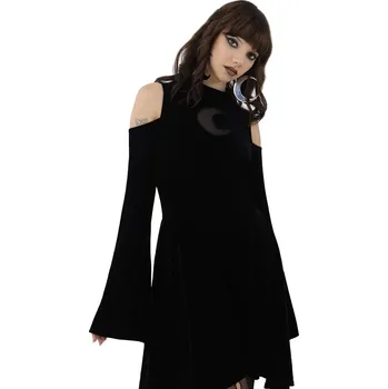 Dámské šaty šaty dámské KILLSTAR - Alacine - Black - XXL