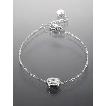 Náramek Prosperk Náramek z chirurgické oceli s krystalkem S4647