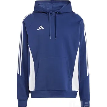 Pánská mikina Mikina ADIDAS TIRO 24 SWEAT HOODIE, barva IR7546 team navy modrá - bílá, velikost M