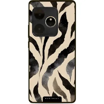 Pouzdro na mobilní telefon Lesklý kryt Mobiwear Glossy - Realme GT 6 5G - GA53G Zebří (Prémiové lesklé pouzdro, obal, kryt Mobiwear Glossy na mobil Realme GT 6 5G - GA53G Zebří, materiál Plast + TPU silikon - krytí po všech stranách, neošoupatelný potisk, tenké provedení, možnost)