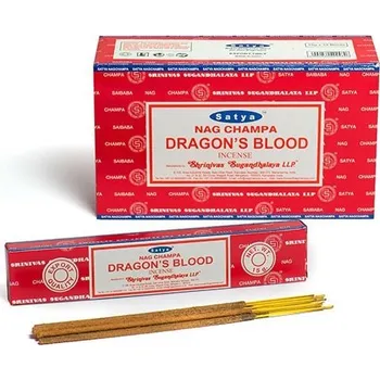 Vonná tyčinka Shrinivas Satya Vonné tyčinky Dragon's Blood (Dračí krev), 15 g