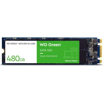 Ukládání dat WD GREEN SSD WDS480G3G0B 480GB Powered by SanDisk M.2 SATA, (R:540, W:465MB/s)