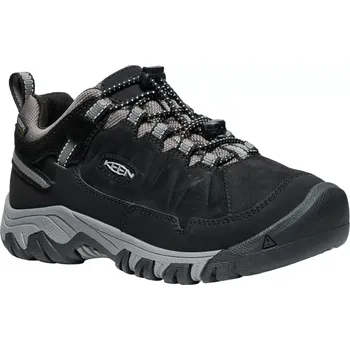 Dětská treková obuv KEEN Keen TARGHEE IV LOW WP YOUTH black/steel grey BLACK/STEEL GREY Velikost 34