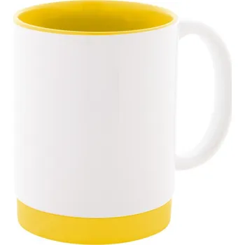 Reklamní MultiColour Plus hrnek na sublimaci, žlutá