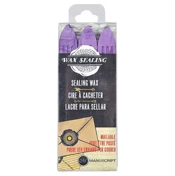 Pečeť Sada pečetících vosků Manuscript 3ks – fialové (Sada pečetících vosků Manuscript 3ks – fialové)