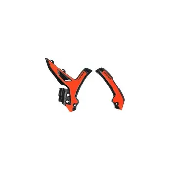 Chrániče rámu Acerbis X-Grip Frame Protector KTM SX / SXF 23-.. EXC 24-.. Black Orange