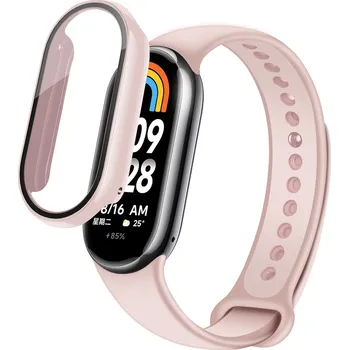 Příslušenství k chytrým hodinkám Ochranný kryt pro Mi Band 8/9/10 Barevná varianta: Růžová, Pro Přístroj: Xiaomi Mi Band 8/9/10