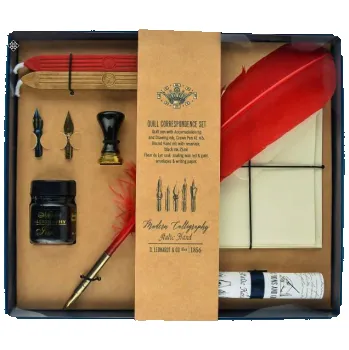Kaligrafická sada Manuscript korespondenční na psaní s razítkem (Kaligrafická sada Manuscript korespondenční na psaní s razítkem)