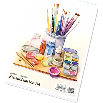 Papírny Brno Kreslicí karton A4 bílý 220 g/m2 200 ks