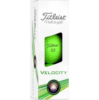 Golfový míček Titleist ball Velocity 2024 - Green (zelené) 3ks