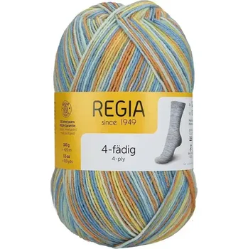 Příze Regia 4-Ply Color 1261 variegata color (Ponožková příze Regia 1261 variegata color)
