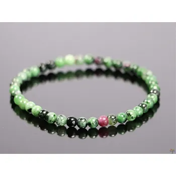 Náramek Magieprirody.cz Náramek Rubín - Zoisit - 4 mm kuličky #742 - z přírodních kamenů