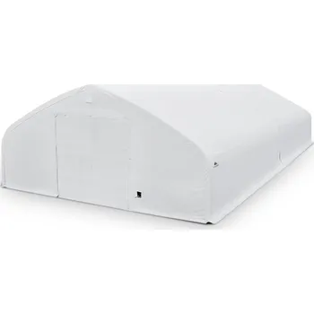 Zahradní stavba Plachtová hala šířka: 15,25 m, délka: 29,3 m, výška: 7,01 m, rozteč oblouků 2,44 m, PVC 900 g/m2 BÍLÁ Expedice do 24 hodin