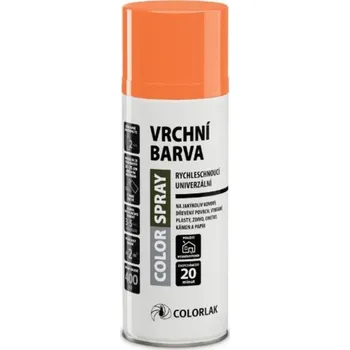 Barva ve spreji Colorlak Sprej Color, vrchní barva RAL2009 oranžová lesklá, 400 ml
