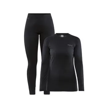 Dámské oblečení W Set CRAFT CORE Warm Baselayer černá XS