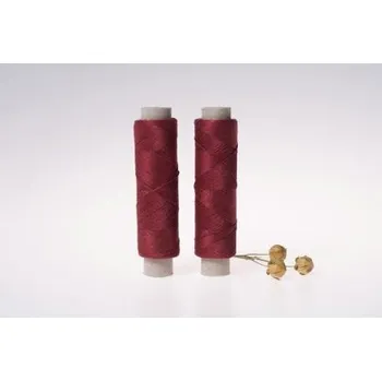 Nit Lněná nit jemná, 20 x 3, 100m, vínová, sartor.cz