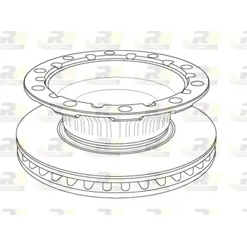 Brzdový kotouč ROADHOUSE Brzdový kotouč - 430 mm RDH NSX1171.20