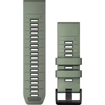 Řemínek na hodinky Garmin řemínek QuickFit 26, silikonový, Willow/Graphite Šířka řemínku: 26