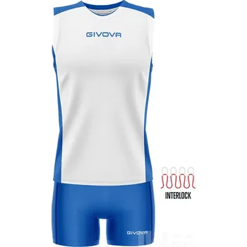 Dámský komplet GIVOVA PIPER, barva 0302 bílá - modrá, velikost M