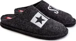 Big Star Shoes Klasické pánské pantofle Big Star KK176003 Černé