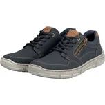 Pánské kožené polobotky 04003-14 Rieker modré Barva: blau, Velikost: 43