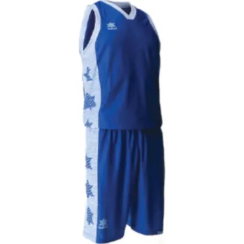 Basketbalový komplet LUANVI MAGIC, barva 0010 modrá - bílá, velikost XS