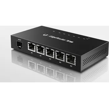 UBNT EdgeMAX EdgeRouter X SFP [880MHz dual-core CPU, 256MB RAM, EdgeOS, 5 gigabitových portů s PoE, SFP]