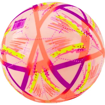 Dětský míč LEAN Toys Gumový míč Jasné vzory Oranžová 24 cm