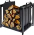 Kaminer 24628 koš na dřevo 50,5 x 37 x 50 cm, černý