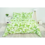 Stanex Ložní povlečení krepové Green (LS209) ROZMĚR: 140x200 cm + polštář (90x70 cm)