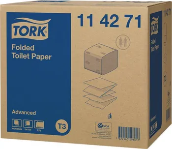 Toaletní papír Tork Folded Advanced 114271 2vstvý 36x 242 ks