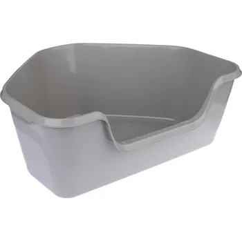 Toaleta pro kočku TIAKI Vaničková toaleta Korat tmavě šedá