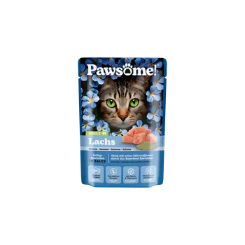 Krmivo pro kočku Pawsome Pawsome! Adult Kapsička s lososem 85g