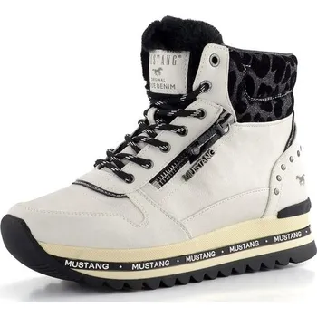 Dámské kozačky Mustang sportovnější vyteplený kotník Ice 1364-503 - 37 | P652359