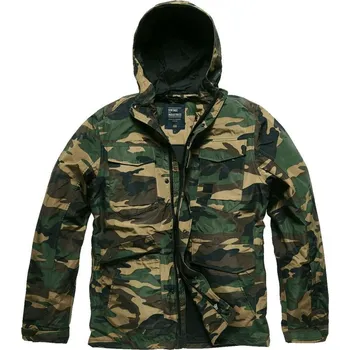 Vintage Industries Bunda LEVIN woodland camo M