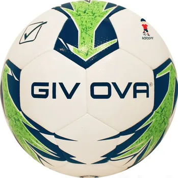 Fotbal Fotbalový míč GIVOVA ACADEMY FRECCIA, barva 3404 zářivě zelená - tmavě modrá, velikost 3