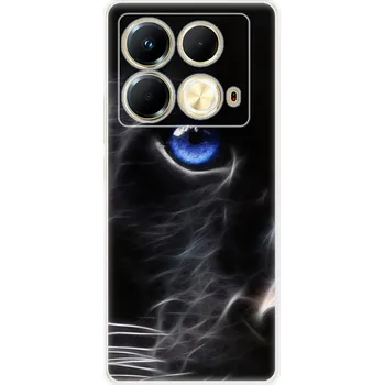 Pouzdro na mobilní telefon Odolné silikonové pouzdro iSaprio - Black Puma - Infinix Note 40