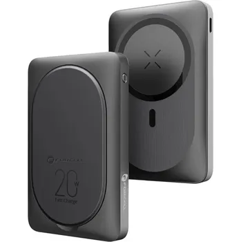 Powerbanka Externí baterie / power bank FORCELL MagStand - podpora MagSafe - stojánek - 10000 mAh - černá