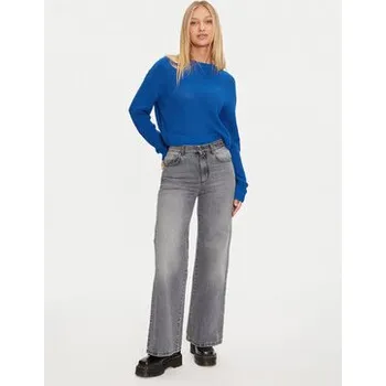 Dámský svetr Noisy May Svetr Maysa 27021536 Modrá Relaxed Fit M