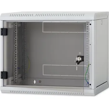 Rozvaděč TRITON Nástěnný rack RUA 12U/600mm odn.boč+skl.dv.černý RUA-12-AS6-BAX-A1