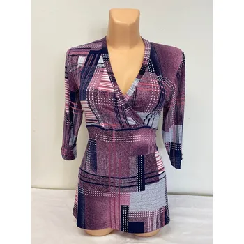 Dámská tunika Dámské halenky a kosile, Barva Fialová, Velikost XXL52, Materiál 98% Polyester 2% Lycra