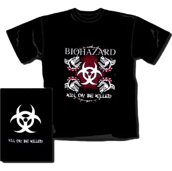 Pánské tričko pánské triko Biohazard - Kill Or Be Killed