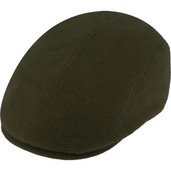 Čepice Fiebig - Headwear since 1903 Pánská zelená vlněná zimní bekovka - ušní klapky (vlna a sympatex) Velikost: 59 cm (L)