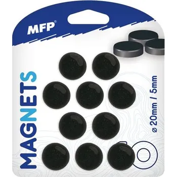 Dekorativní magnet MFP magnet kulatý 20mm blister 10ks 4200307